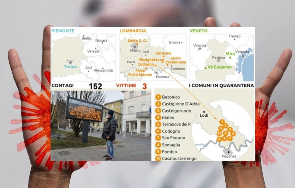 Românii care se întorc din aceste 10 localități din Italia, plasați în spații speciale de carantină 