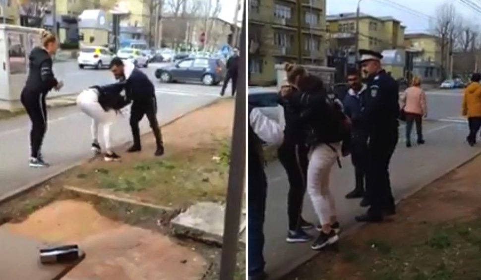 Elevă din Târgovişte, bătută pe stradă de fostul iubit de Mărţişor