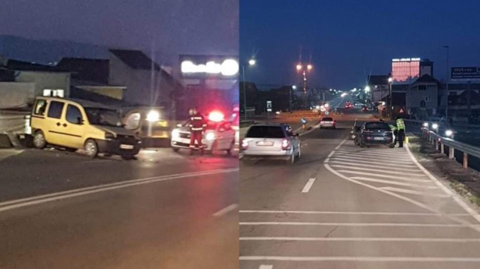  Un bărbat care a fugit de izolare, a provocat un accident în Vâlcea. Era beat criță