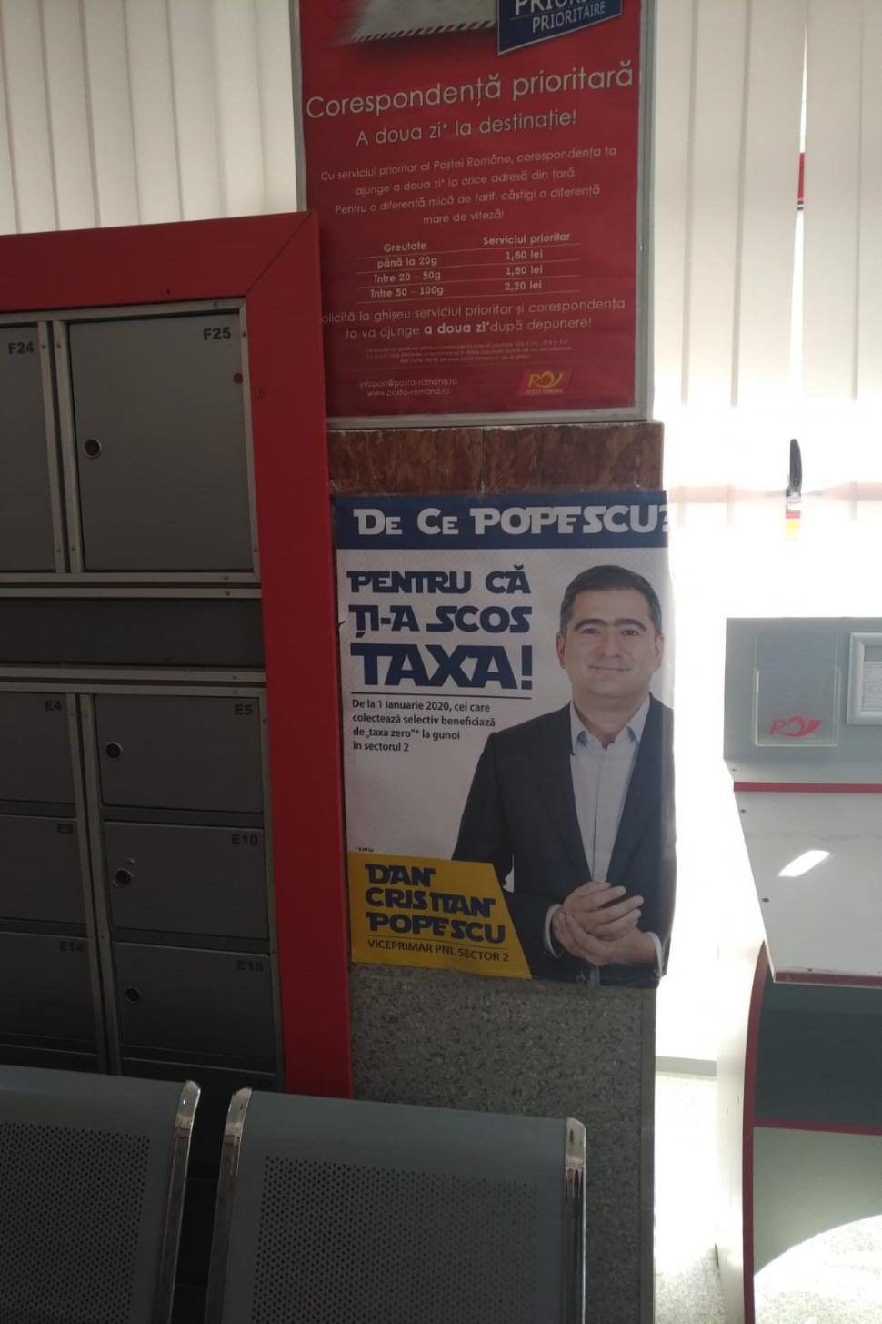 Poșta Română, acuzată că face reclamă unui candidat la alegerile locale în București 649991