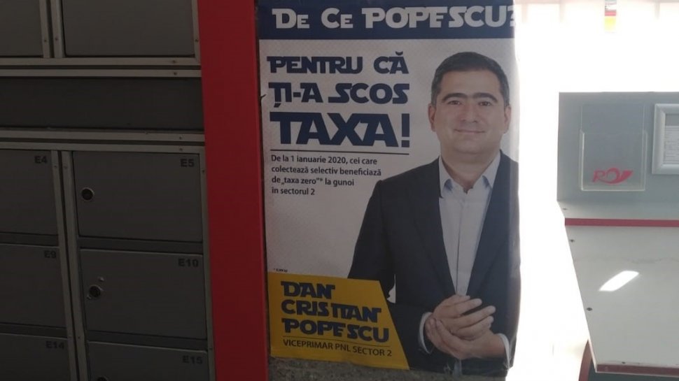 Poșta Română, acuzată că face reclamă unui candidat la alegerile locale în București