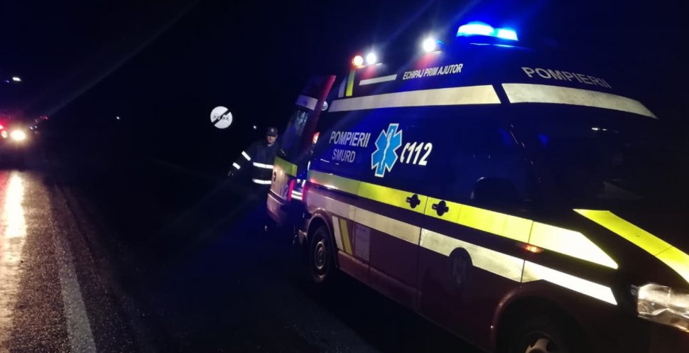 Un bărbat a fost găsit mort pe marginea drumului DN 14, în Sibiu. Şoferul a fugit de la locul faptei