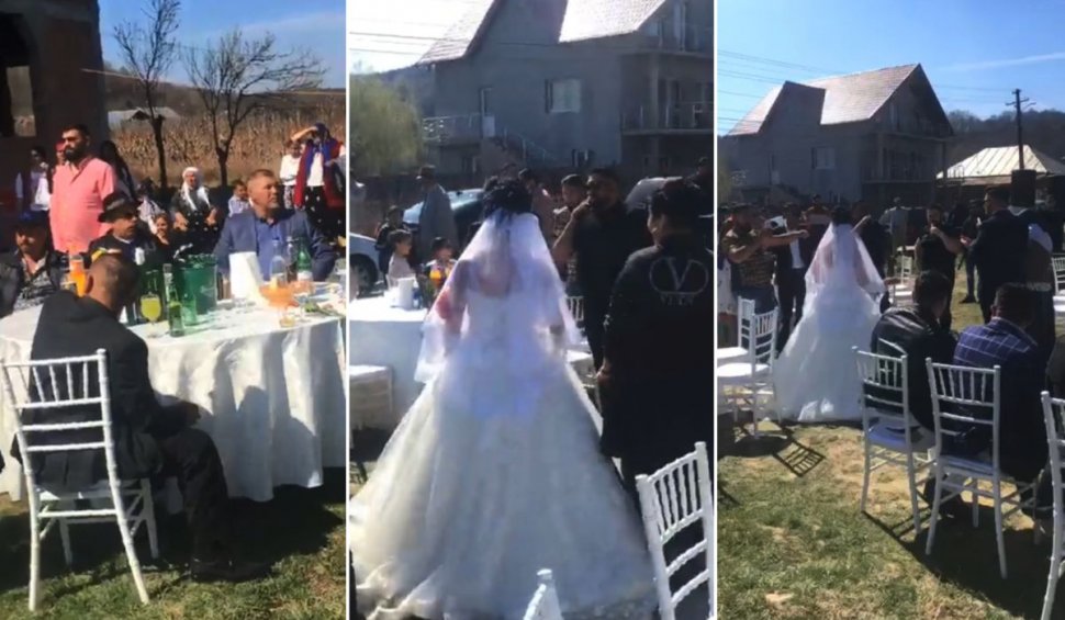 Nuntă cu 300 de persoane și invitați izolați din cauza epidemiei de coronavirus, în Borlești, Argeș