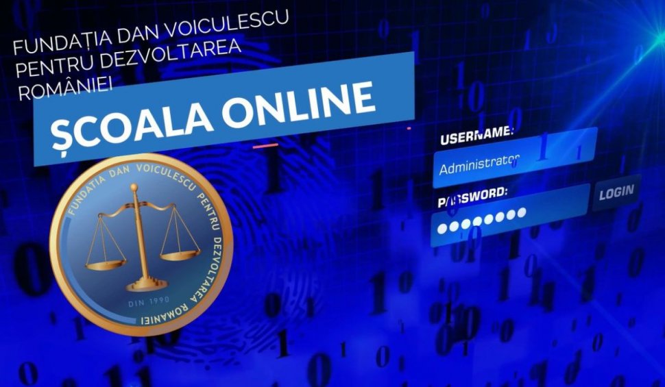 Program online de cursuri demonstrative, lansat de Fundația Dan Voiculescu pentru Dezvoltarea României