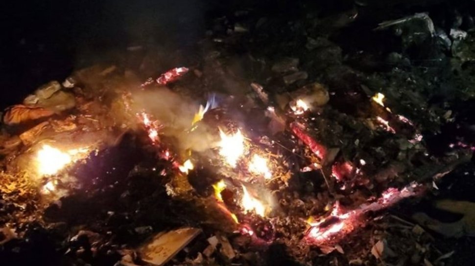 Ministerul Mediului: Incendii de cabluri, mase plastice și deșeuri menajere lângă București