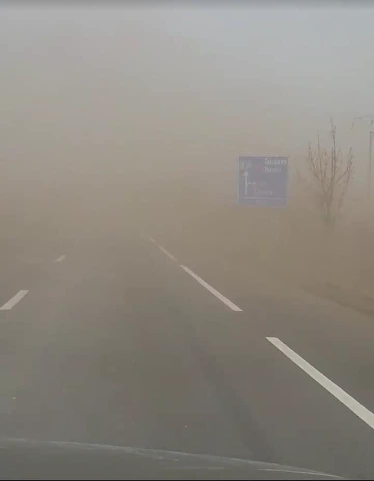 Furtună de praf, în apropiere de București (Foto) 652519