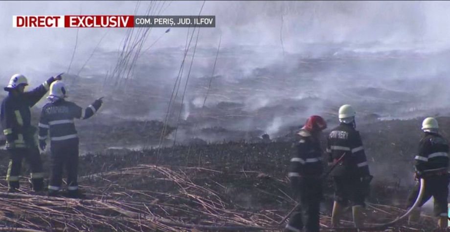 Incendiul care a pus pe jar jumătate de Capitală şi localităţi limitrofe nu a fost lichidat (Foto, Video)