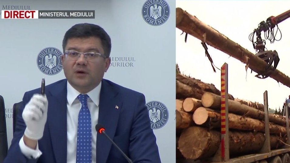 Ministrul Mediului, despre fake news-urile pe tema exploatărilor forestiere: ''Este o campanie agresivă şi fără precedent în România!''