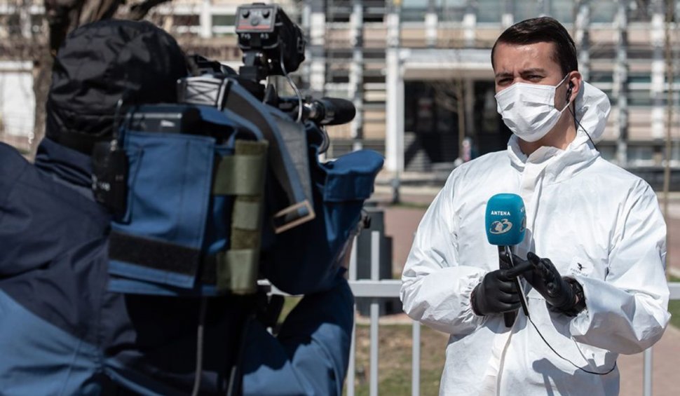 Andrei Grigore, reporterul Antena 3 care a transmis, oră de oră, din mijlocul focarului de coronavirus de la Suceava