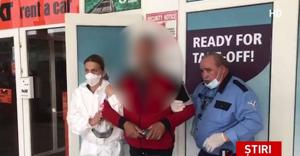 Un bărbat care pleca la muncă în Germania a făcut un atac de panică pe aeroportul din Timișoara