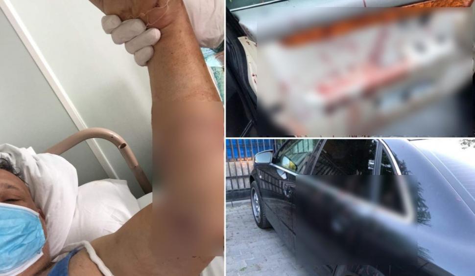 Răzbunare cu maceta în Călărași! Martor la o spargere, tăiat și aruncat în șanț, în fața copilului