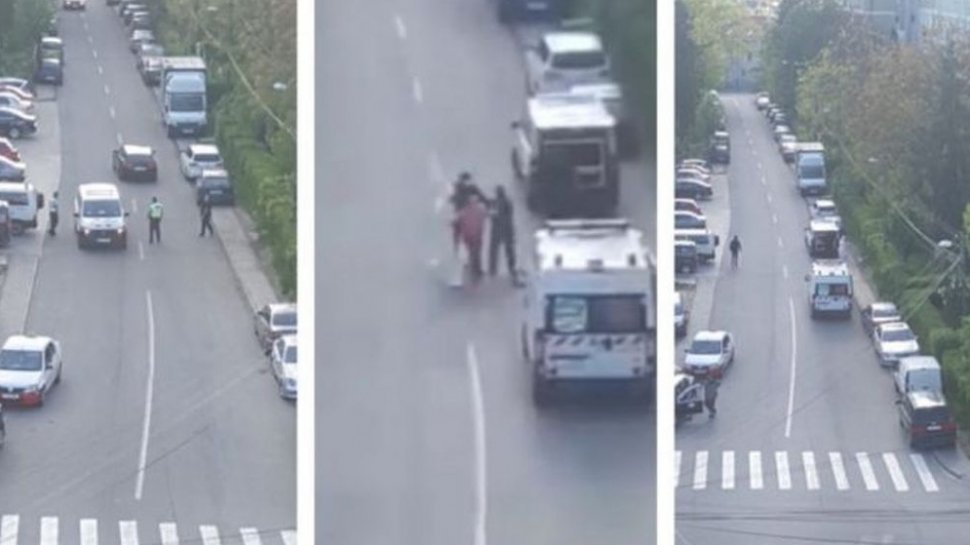 O femeie din Dej, forțată să urce în ambulanță după ce a refuzat carantina (VIDEO)