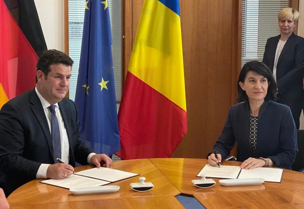 Declarație comună semnată de Violeta Alexandru și omologul german. Ministrul Muncii german: Situația românilor, inacceptabilă!