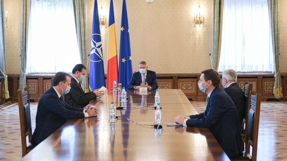 Klaus Iohannis i-a chemat la o ședință privind evaluarea situației economice pe Orban, Isărescu și Cîțu