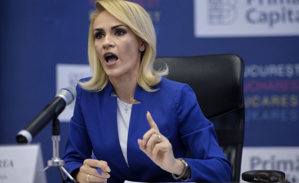Gabriela Firea: Nu cred că Vela îmi va fi contracandidat. Miniștrii vor să fie prim-miniștri, nu primari