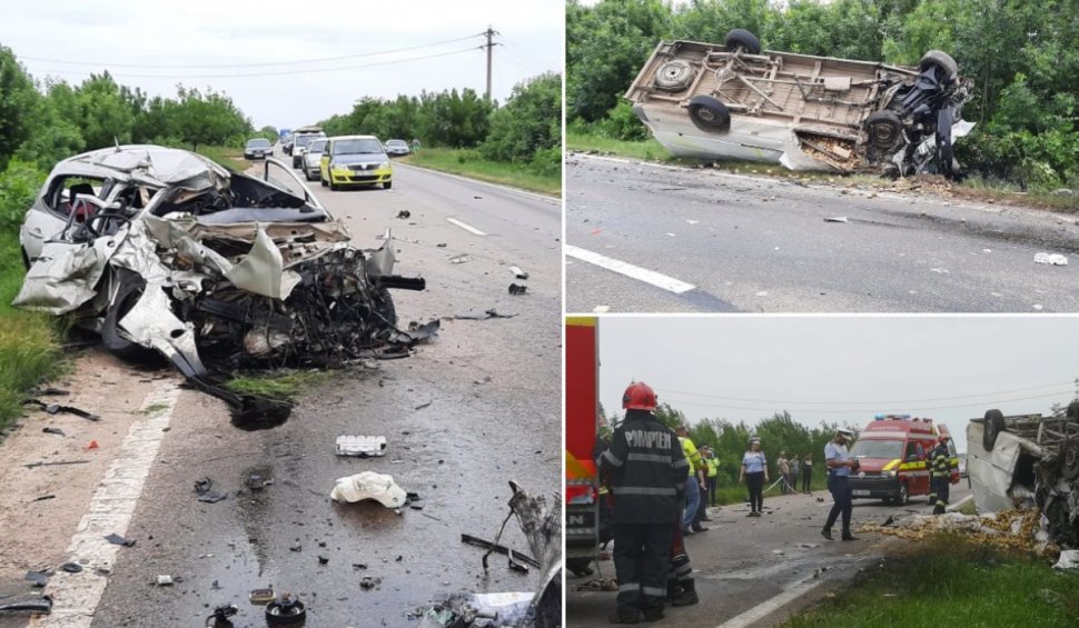 Accident cu trei morți în satul Văceni din Teleorman, după o greșeală incredibilă