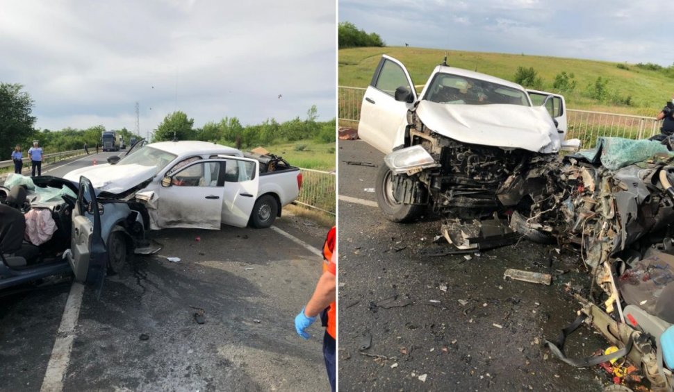 Doi oameni au murit într-un accident în Roșiori de Vede: 'Șoferul avea alte preocupări la volan'