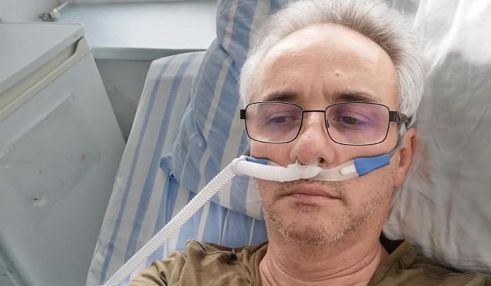 Bărbat din București infectat cu coronavirus, mesaj din spital: 'Simți că ai nisip sau sticlă pisată în plămâni'