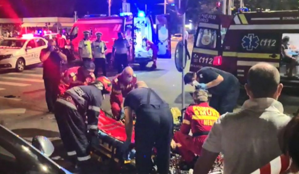 Accident teribil în zona Gorjului din București, un motociclist a rămas fără un picior