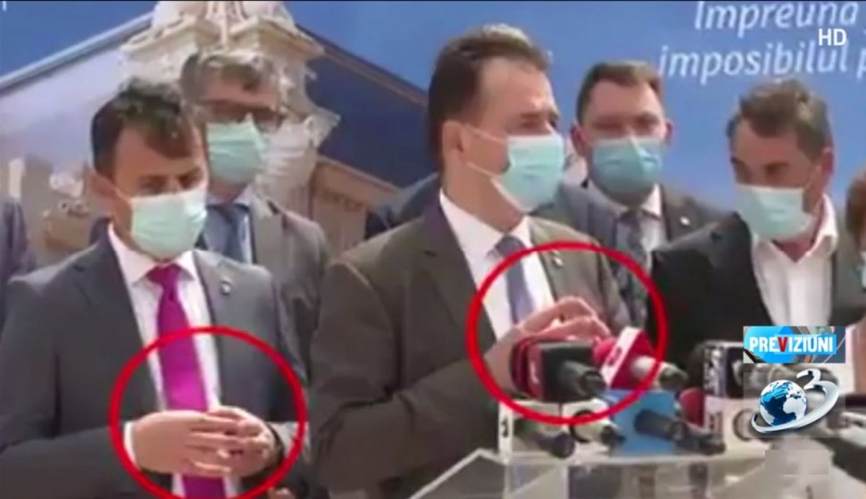 Comedie pe scena politică. Ministrul "Grindă" mimează gesturile premierului Orban, chiar când e filmat - VIDEO