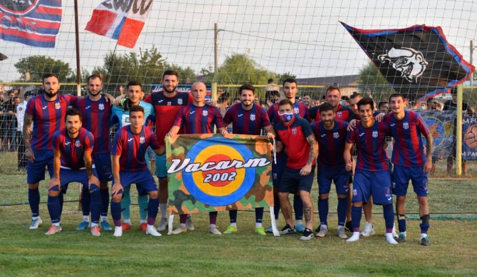 Steaua, la un pas de promovare în Liga a treia după un meci spectaculos câștigat cu 8-1