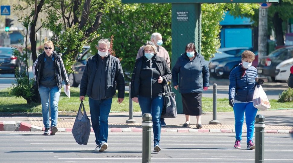 Lista celor peste 20 de județe în care masca de protecție este obligatorie și în aer liber. În Centrul Vechi din București, masca devine obligatorie