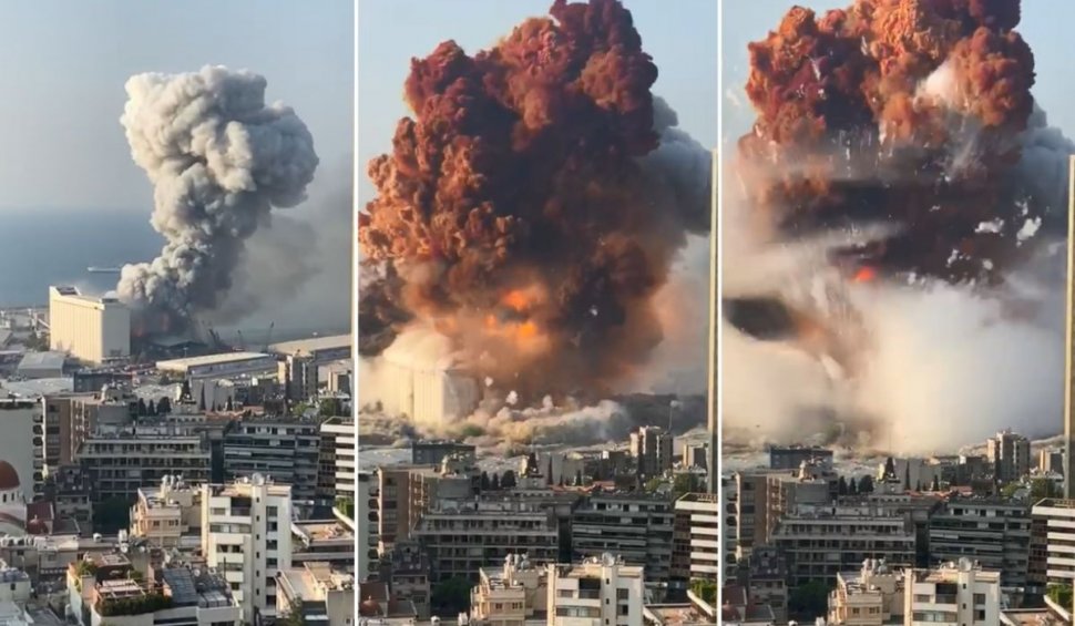 Care este situația românilor din Beirut, după explozia puternică. MAE, anunț de ultimă oră