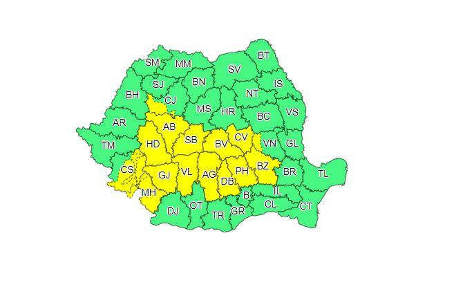 Informare meteo de la ANM. Ce se întâmplă cu vremea în următoarele ore - HARTA zonelor vizate 674259