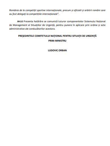 DOCUMENT. Se prelungește starea de alertă pentru încă 30 de zile 674646