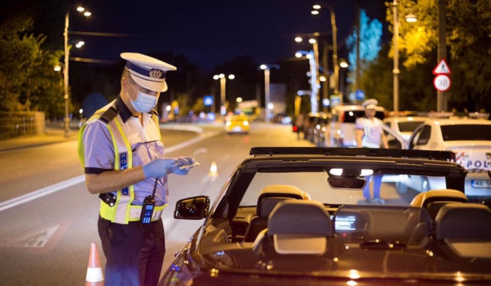Razie uriașă în București pentru prinderea șoferilor drogați sau beți