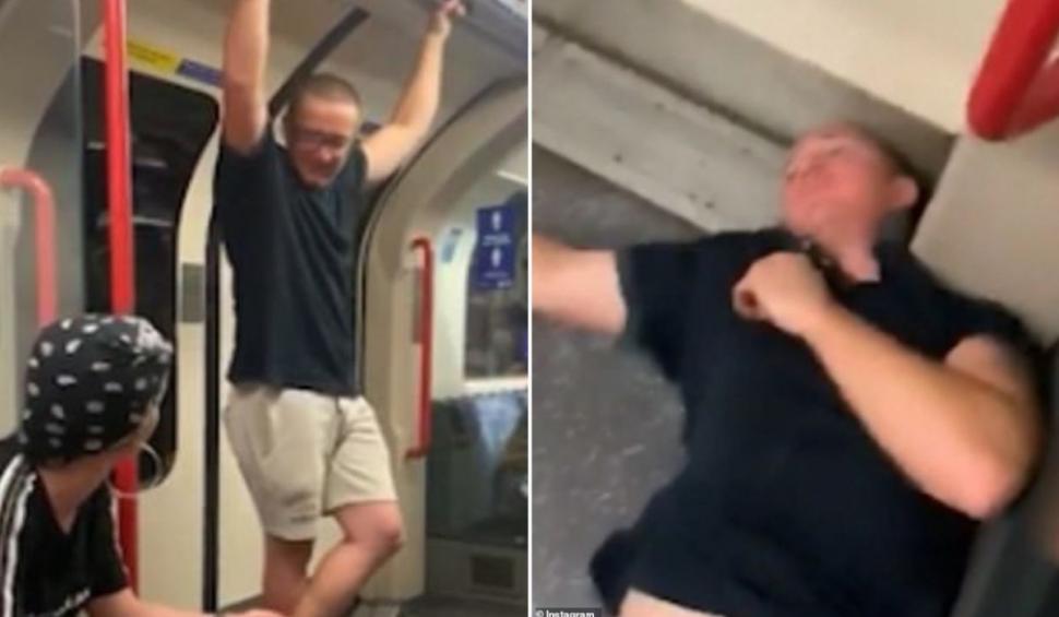 Tânăr făcut KO la metrou, după ce a râs de oamenii care purtau măști de protecție
