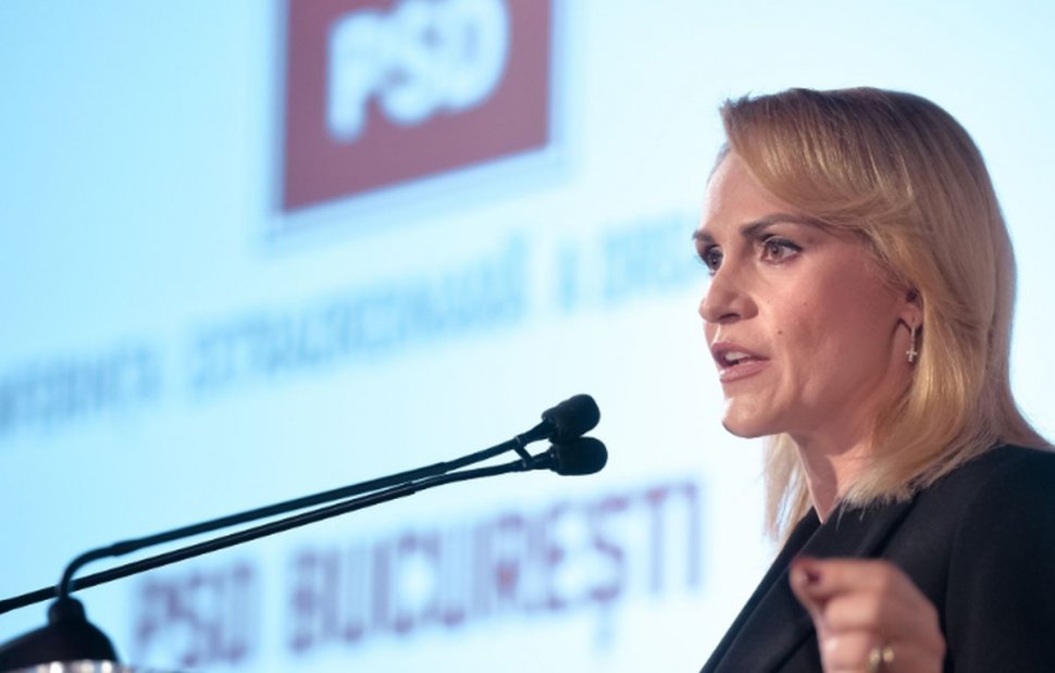 Gabriela Firea, la Congresul PSD: ”Trebuie să fim evaluaţi pentru ceea ce facem, nu pentru istorie”