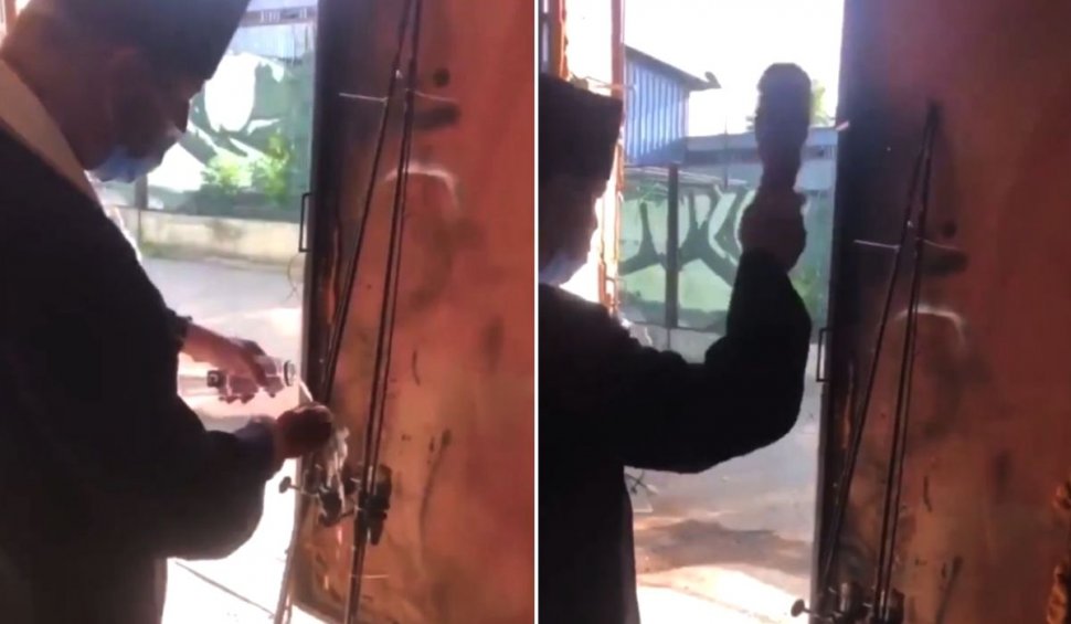 Preot filmat în timp ce sfințește undițele unui pescar ghinionist: "Binecuvintează, Doamne, uneltele acestea de pescuit"
