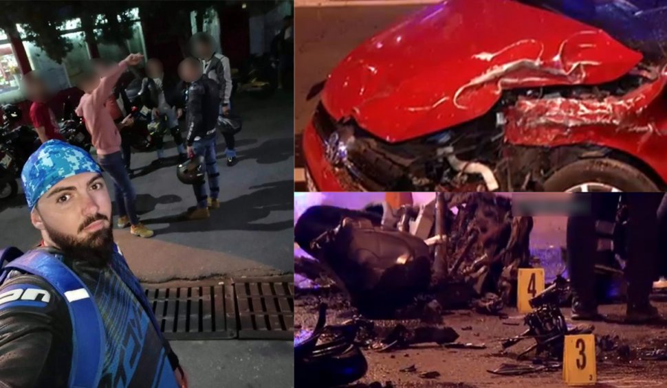 Motociclistul lovit de o şoferiţă neatentă în Bucureşti a murit. Tânărul fusese resuscitat cu succes la locul accidentului