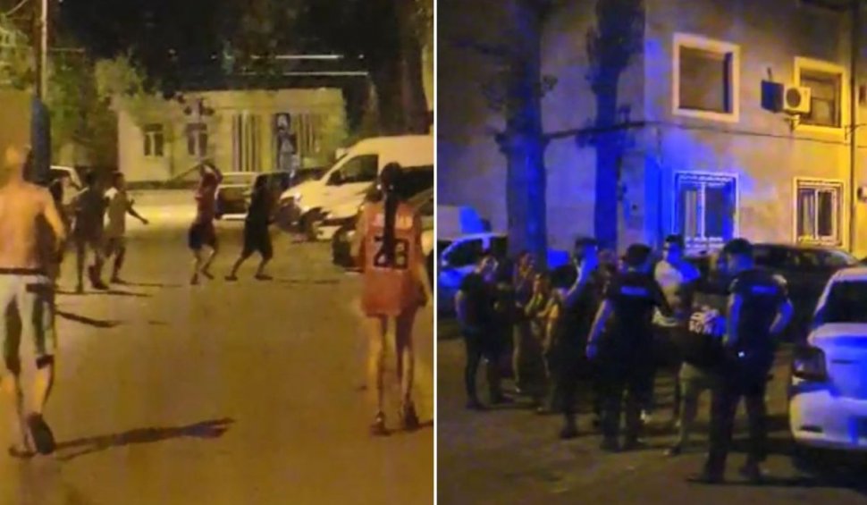 Bărbat rupt în bătaie pe o stradă din București, după o ceartă între copii