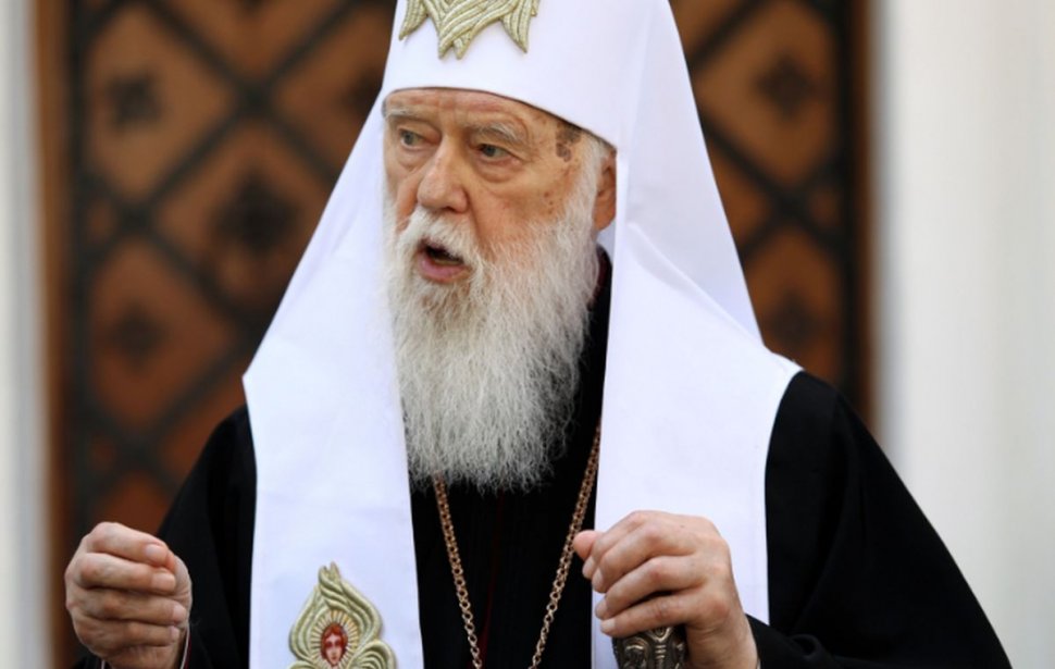 Patriarhul Filaret are COVID-19, după ce a spus că boala este pedeapsă divină pentru homosexuali