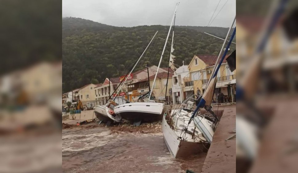 Furtuna tropicală Ianos face ravagii în Grecia