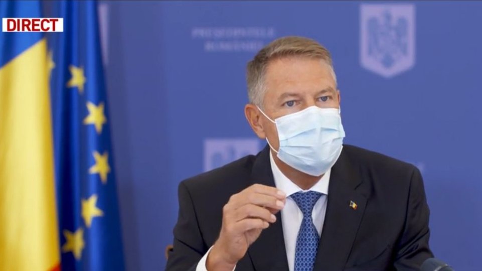 Klaus Iohannis despre situaţia spitalelor în pandemie: ”Sistemul nostru de spitale nu funcţionează bine”