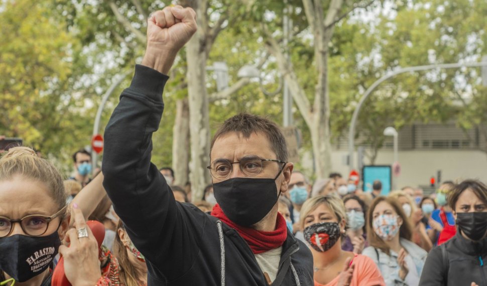 Proteste violente la Madrid din cauza restricțiilor sanitare