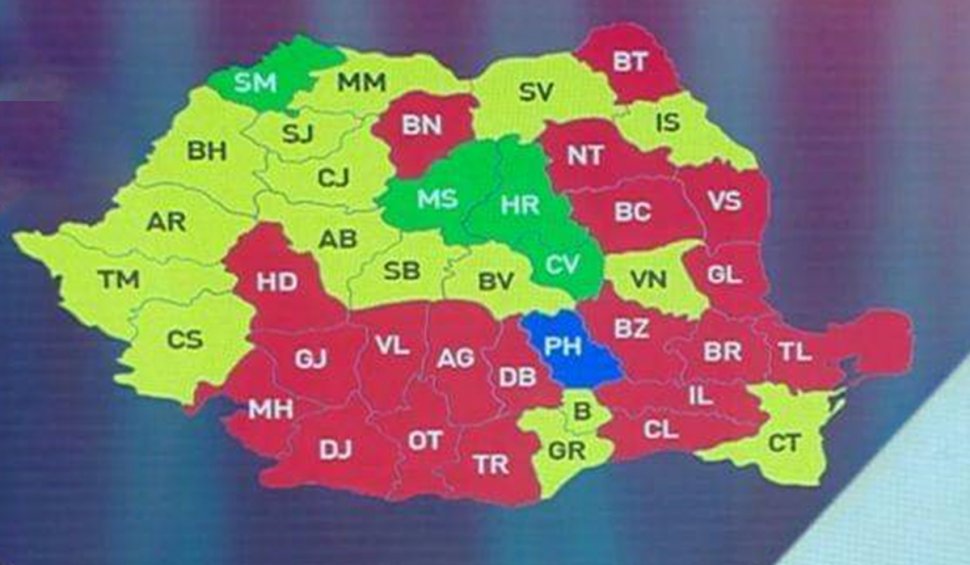 Rezultate alegeri locale 2020. Harta Consiliilor Judeţene
