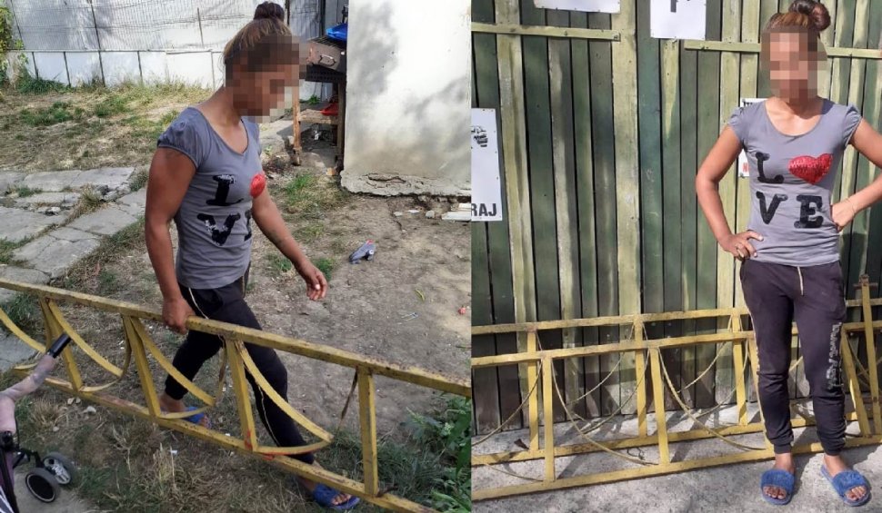 Doi tineri din Constanţa au smuls gardul unui loc de joacă pentru a-l pune la ei la curte