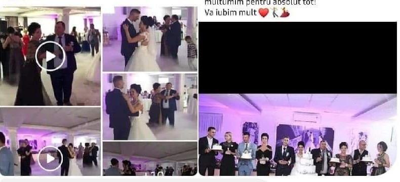 Asistentă la ATI, infectată cu coronavirus la propria nuntă. Mireasa și mirele și-au închis conturile de Facebook 680811