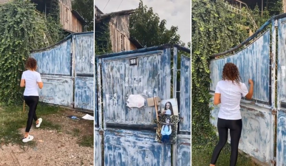 Tânără filmată în fața casei lui Gheorghe Dincă din Caracal pentru TikTok: "Am venit să cumpăr caș"