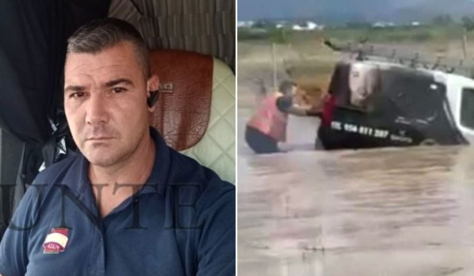 Şofer român, erou în Spania după ce a salvat de la înec un alt șofer luat de ape 