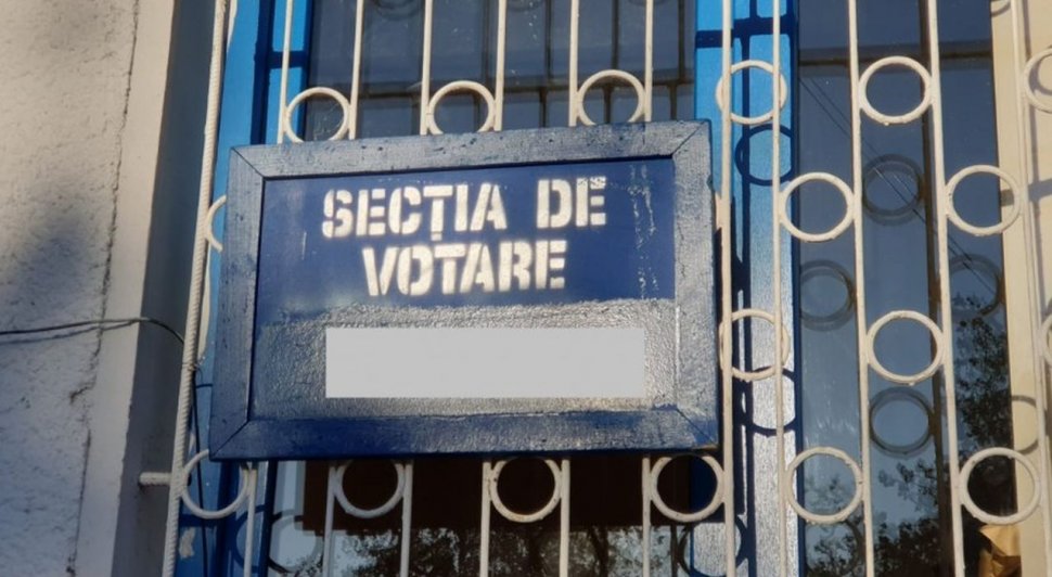 O secţie de vot din sectorul 3 al Capitalei, închisă din cauza COVID