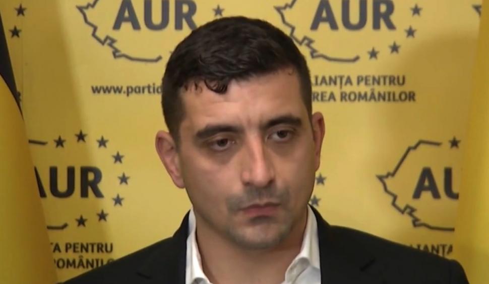 George Simion (AUR): "Ne bucură demisia lui Orban. Nu facem nicio coaliţie de guvernare"