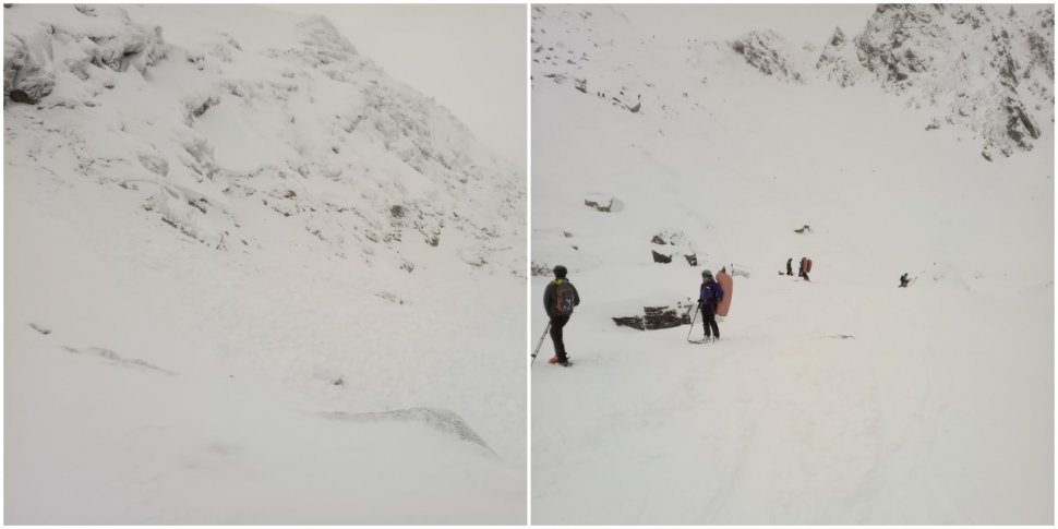 Doi schiori au fost prinși într-o avalanșă în Valea Doamnei