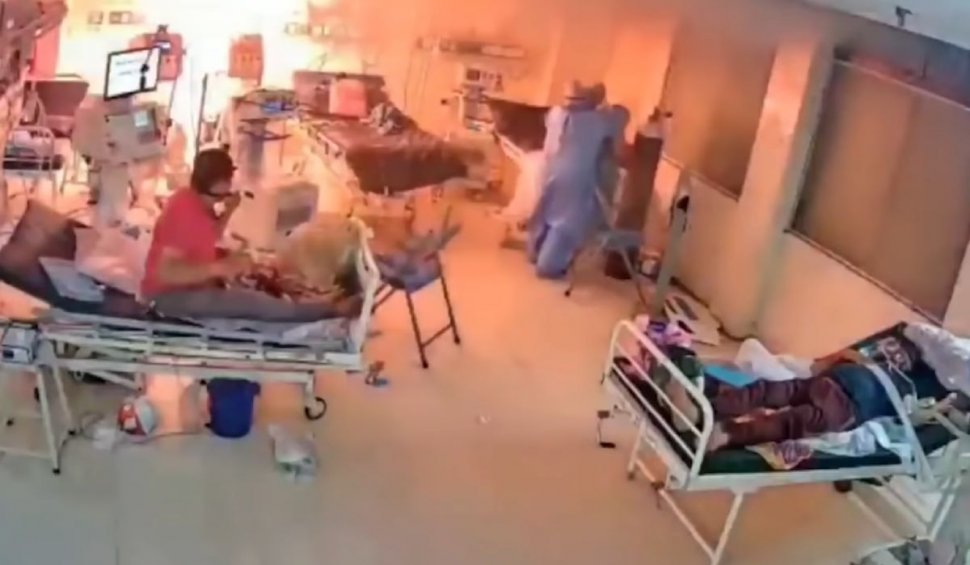 Opt pacienţi cu COVID-19 au murit într-un incendiu la Terapie Intensivă, la un spital din Turcia
