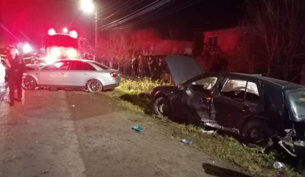 Şapte oameni răniţi, printre care şi doi copii, accident în Oraşu Nou, Satu Mare