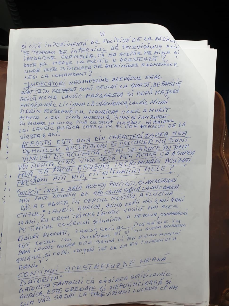 Vasile Lavric, zis şi ”Mâncătorul de femei”: ”Nu sunt vinovat de aceste acuzaţii de omor şi nu sunt probe asupra mea” 688608
